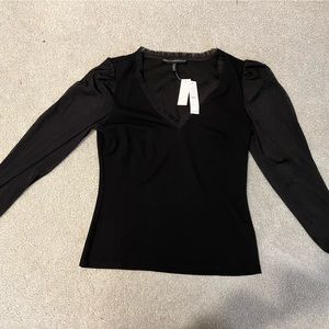 Black White House black market blouse